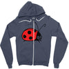 dotty Zipper Hoodie