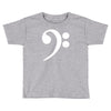 bass cleff funny Toddler T-shirt
