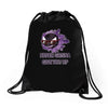 rick gastly Drawstring Bags