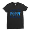have no fear poppy is here Ladies Fitted T-Shirt