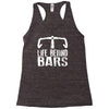 life behind bars cycling Racerback Tank
