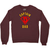 captain dad hero Crewneck Sweatshirt