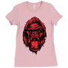kong gorilla Ladies Fitted T-Shirt