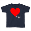 Besties Heart Family Matching Toddler T-shirt