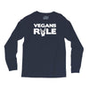 vegans rule Long Sleeve Shirts