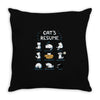 cat's resume Throw Pillow