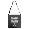 Once a Cancer Patient Now a Cancer Survivor Adjustable Strap Totes