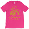 what happens in camper stays in camper vintage style camp funny T-Shirt