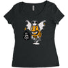 monster i will bee bat Women's Triblend Scoop T-shirt