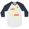 mans best friend 3/4 Sleeve Shirt