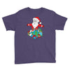 santa with piles of christmas Youth Tee