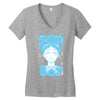 sad boy Women's V-Neck T-Shirt