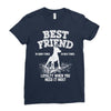 Best Friend Doberman Ladies Fitted T-Shirt