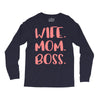 wife boss mom Long Sleeve Shirts