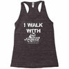 i walk with wasd Racerback Tank