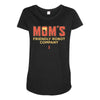 mom's friendly robot company Maternity Scoop Neck T-shirt