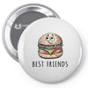 Burger and Fries Best Friends Pin-back button