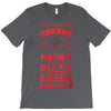 horror movies, pizza and beer T-Shirt