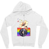Ceremony of Love with Rainbow Colors Zipper Hoodie
