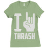 i love thrash Ladies Fitted T-Shirt