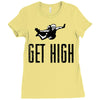 get high Ladies Fitted T-Shirt