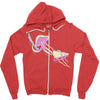pb and jellyfish Zipper Hoodie