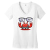 red crabby Women's V-Neck T-Shirt