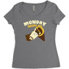 monday needs me Women's Triblend Scoop T-shirt