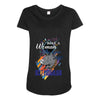 who loves rotweiller Maternity Scoop Neck T-shirt