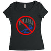no drama Women's Triblend Scoop T-shirt
