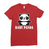 Baby Panda Ladies Fitted T-Shirt