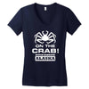 v t shirt inspired by deadliest catch   on the crab. Women's V-Neck T-Shirt