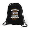 Super Cool Father Of A Freaking Awesome Daughter Drawstring Bags