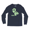 alien believe space sci fi ufo nerd Long Sleeve Shirts