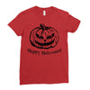 happy halloween Ladies Fitted T-Shirt