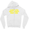 cloudy eyes, empty hearts, might lose Zipper Hoodie