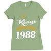 kings are born in 1988 Ladies Fitted T-Shirt
