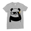 panda bear Ladies Fitted T-Shirt