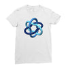 imu logo wt Ladies Fitted T-Shirt