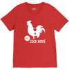 cock rides funny V-Neck Tee