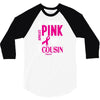 I Wear Grey For My Cousin (Brain Cancer Awareness) 3/4 Sleeve Shirt