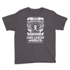 Never Underestimate The Strength Of A Lung Cancer Warrior Youth Tee