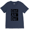 control alt delete V-Neck Tee
