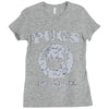 pugs not drugs Ladies Fitted T-Shirt