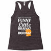 funny little brains Racerback Tank