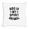 bbq spirit animal Throw Pillow