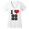 i love code Women's V-Neck T-Shirt
