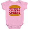 royale with cheese Baby Onesie