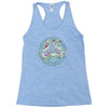 angry bulldog Racerback Tank