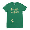 Muggle On Board Ladies Fitted T-Shirt